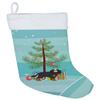 Caroline's Treasures CK3465CS Cavalier King Charles Spaniel Christmas Tree Christmas Stocking Fireplace Hanging Stockings Christmas Season Party Decor Family Holiday Decorations view 1