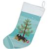 Caroline's Treasures CK3465CS Cavalier King Charles Spaniel Christmas Tree Christmas Stocking Fireplace Hanging Stockings Christmas Season Party Decor Family Holiday Decorations view 2