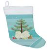 Caroline's Treasures CK3565CS Spitz Christmas Tree Christmas Stocking Fireplace Hanging Stockings Christmas Season Party Decor Family Holiday Decorations view 1