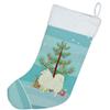 Caroline's Treasures CK3565CS Spitz Christmas Tree Christmas Stocking Fireplace Hanging Stockings Christmas Season Party Decor Family Holiday Decorations view 2