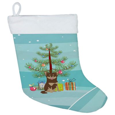 Caroline's Treasures CK3496CS Chihuahua Christmas Tree Christmas Stocking Fireplace Hanging Stockings Christmas Season Party Decor Family Holiday Decorations
