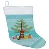 Caroline's Treasures CK3496CS Chihuahua Christmas Tree Christmas Stocking Fireplace Hanging Stockings Christmas Season Party Decor Family Holiday Decorations view 1