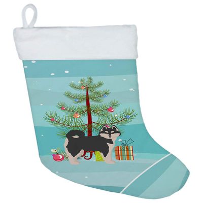 Caroline's Treasures CK3861CS Pomsky #1 Christmas Tree Christmas Stocking Fireplace Hanging Stockings Christmas Season Party Decor Family Holiday Decorations