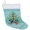 Caroline's Treasures CK3801CS Aussiedoodle #2 Christmas Tree Christmas Stocking Fireplace Hanging Stockings Christmas Season Party Decor Family Holiday Decorations view 1