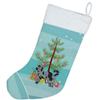 Caroline's Treasures CK3801CS Aussiedoodle #2 Christmas Tree Christmas Stocking Fireplace Hanging Stockings Christmas Season Party Decor Family Holiday Decorations view 2