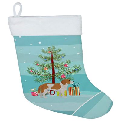 Caroline's Treasures CK3802CS Beaglier #1 Christmas Tree Christmas Stocking Fireplace Hanging Stockings Christmas Season Party Decor Family Holiday Decorations