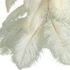 3FT White Christmas Tree Real White Ostrich Feather Branches with Metal Stand Included Indoor Outdoor view 4