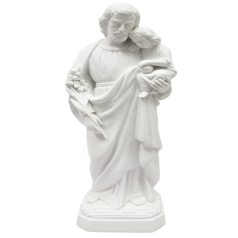Vittoria Collection 27" Saint St Joseph with Child Italian Statue Sculpture Figurine Made in Italy Indoor Outdoor