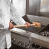 Chef-Master 90042 Broiler Brush & Scraper with 30" Wooden Handle, Each view 2