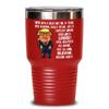 14th Wedding Anniversary for Wife Donald Trump Insulated Tumbler Happily Married Gifts You've Been A Great Wife For 14 Years Funny Gag Gifts From Husb view 1