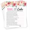 30 Name That Cake Game Cards- Bridal or Baby Shower, Birthday, Gender Reveal, Engagement or Bachlorette Party- Fun, Easy Activity for Women, Men, and Kids view 1