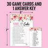 30 Name That Cake Game Cards- Bridal or Baby Shower, Birthday, Gender Reveal, Engagement or Bachlorette Party- Fun, Easy Activity for Women, Men, and Kids view 2