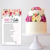 30 Name That Cake Game Cards- Bridal or Baby Shower, Birthday, Gender Reveal, Engagement or Bachlorette Party- Fun, Easy Activity for Women, Men, and Kids view 3
