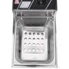 Stainless Steel Electric Deep Fryer Chicken Chips Fryer with Basket Scoop for Commercial Restaurant Countertop Family Food Fries Cooking Machine (6L Single Cylinder Electric Fryer) view 2
