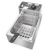 Stainless Steel Electric Deep Fryer Chicken Chips Fryer with Basket Scoop for Commercial Restaurant Countertop Family Food Fries Cooking Machine (6L Single Cylinder Electric Fryer) view 3