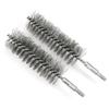 Utoolmart Steel Wire Tube Cleaning Brush, Round Chimney Cleaning Brush, M6 Threaded Interface Cleaning Brush, 35mm Diameter 160mm Length, 2pcs view 1