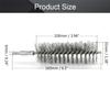 Utoolmart Steel Wire Tube Cleaning Brush, Round Chimney Cleaning Brush, M6 Threaded Interface Cleaning Brush, 35mm Diameter 160mm Length, 2pcs view 2
