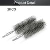 Utoolmart Steel Wire Tube Cleaning Brush, Round Chimney Cleaning Brush, M6 Threaded Interface Cleaning Brush, 35mm Diameter 160mm Length, 2pcs view 4