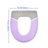 4 Pcs Toilet Seat Cover Pad Thicker Washable Toilet Seat Cushion Mat Winter view 2