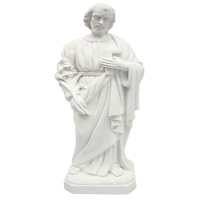 Vittoria Collection 32 Inch Saint Joseph The Worker Statue Sculpture Figurine Made in Italy Indoor Outdoor