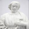 Vittoria Collection 32 Inch Saint Joseph The Worker Statue Sculpture Figurine Made in Italy Indoor Outdoor view 2