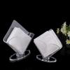 2PC Acrylic Tissue Boxes Vertical Portable European Style Kitchen Household Restaurant Hotel Paper Towel Holders Napkin Trays view 2