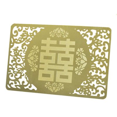 Feng Shui Love &Happiness Talisman Golden Card W4127