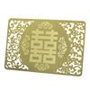 Feng Shui Love &Happiness Talisman Golden Card W4127 view 1