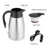 Acouto 24V Car Electric Kettle 1000ml Stainless Steel Auto Shut Off Water Heating Boiling Pot for Hot Water Coffee Tea view 3