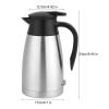 Acouto 24V Car Electric Kettle 1000ml Stainless Steel Auto Shut Off Water Heating Boiling Pot for Hot Water Coffee Tea view 4