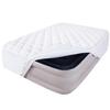Air Mattress Pad Cover King, Thick Quilted Mattress Topper Cover, Super Soft Breathable and Noiseless Down Alternative Fiber Mattress Pad with Deep Pocket view 1
