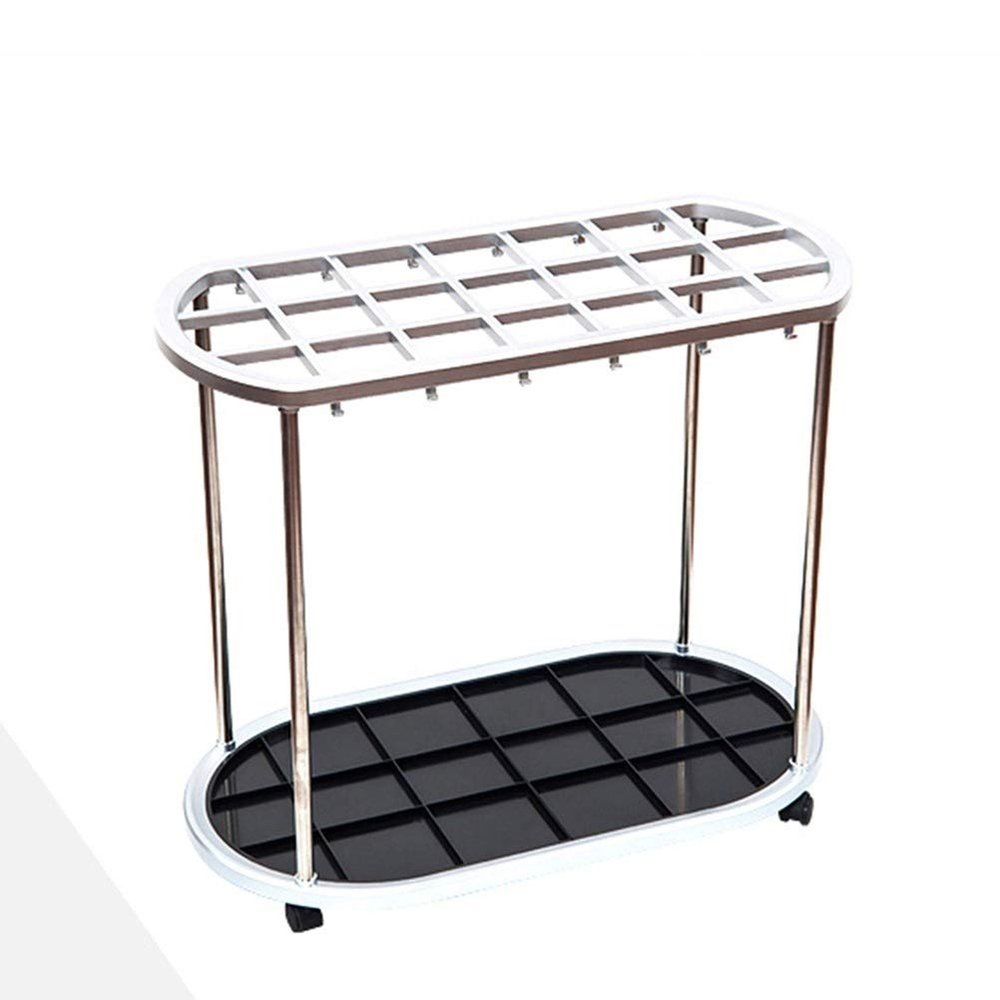 GUOYANHOME Umbrella Rackss Hotel Umbrella Stand, Entryway Detachable Umbrella Holder, Bank Cafe Club Cane Umbrella Container, 3 Models (Size : 21 Holes 21 Hooks)