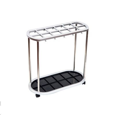 GUOYANHOME Umbrella Rackss Hotel Umbrella Stand, Entryway Detachable Umbrella Holder, Bank Cafe Club Cane Umbrella Container, 3 Models (Size : 12 Holes 12 Hooks)