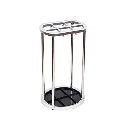 GUOYANHOME Umbrella Rackss Hotel Umbrella Stand, Entryway Detachable Umbrella Holder, Bank Cafe Club Cane Umbrella Container, 3 Models (Size : 6 Holes 6 Hooks)