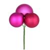18" Fuchsia Ornament Pick 4/Bg view 1