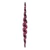 14.6" Berry Red Shiny Spiral Icicle 2/Bx view 1