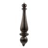 Vickerman 470756-14" Gunmetal Shiny Finial Drop Christmas Tree Ornament (2 pack) (N150884DSV) view 1