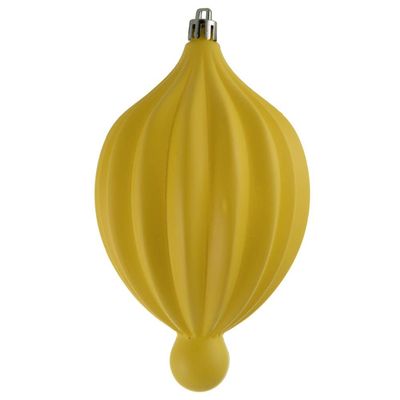 6.3" x 3.5" Yellow Matte Lantern 4/Bg
