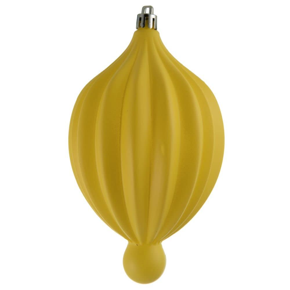 6.3" x 3.5" Yellow Matte Lantern 4/Bg