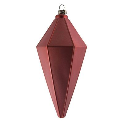 7" Coral Matte Lantern Ornament 4/Bag