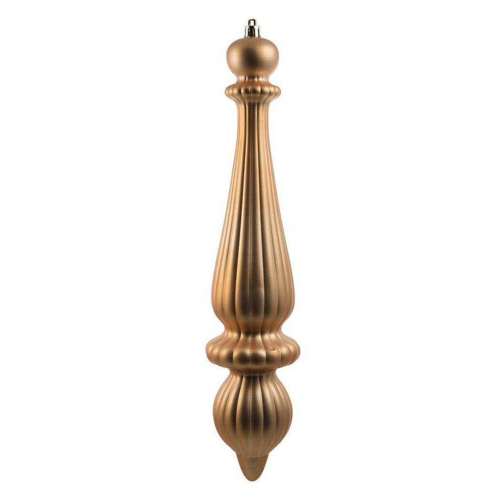 14 Copper/Gold Shiny Finial Drop UV