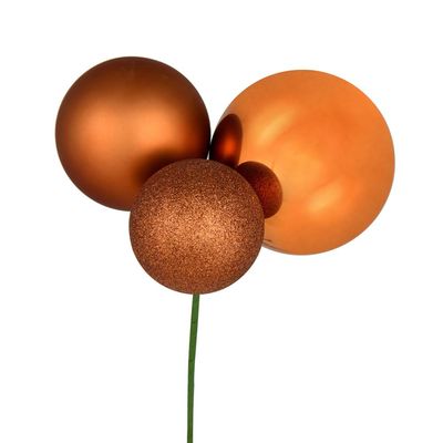 18" Copper Ornament Pick 2/Bg
