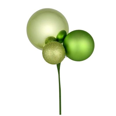 18" Celadon Ornament Pick 3/Bg