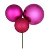 18" Fuchsia Ornament Pick 2/Bg view 1