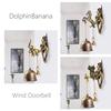 DolphinBanana Shop Keepers Bell, Exquisite Office Store Entrance Front Door Porch Chime, Strong Magnet Luck Dinner Bell, Antique Metro Home Garden Doorbell Prime Gift, Horse view 2