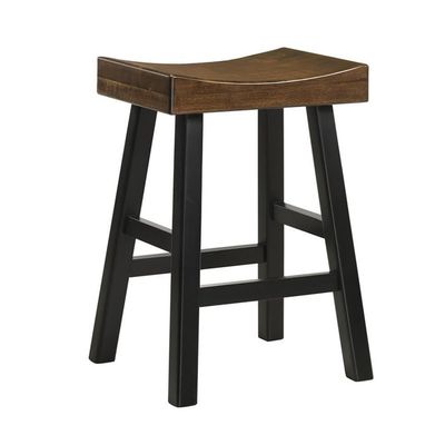 Carolina Classic Colborn 25" Counter Stool in Elm and Black