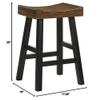 Carolina Classic Colborn 25" Counter Stool in Elm and Black view 2