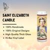Elizabeth Celebrity Glass Jar Candle Unscented Handmade Soy Wax Votive Candle Unique Gift for Public Figure Fans Home Decor Collectible for Living Room & Office 8 Inch view 2