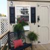 Atlantic Premium Shutters 80020000 Pintel on Plate: 2 1/4" Offset (Per Pair) Shutter Hardware Pintel on Plate: 2 1/4" Offset (Per Pair) view 2