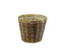 Admired By Nature 36" Artificial Topiary Tree Plants Spiral Shape Faux Treeswith Planters and Bamboo Basket - for Home Indoor Outdoor Decor, Offices, Events - Set of 2, Green view 3